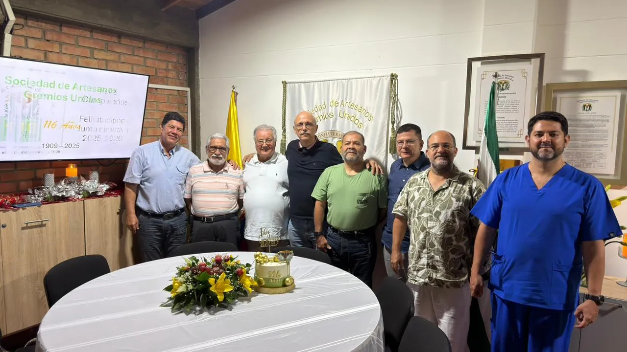 Junta Directiva SAGU 2025-2026 Celebración 116 Años